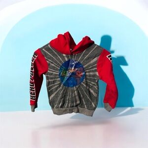 Red and Gray Kids Jacket